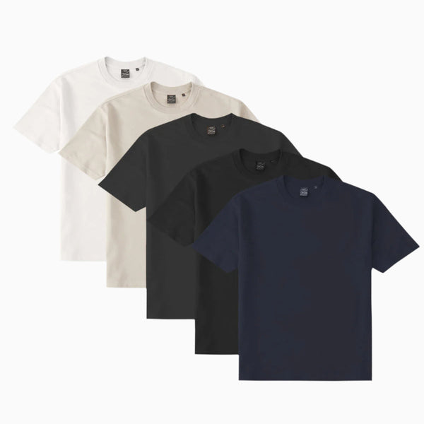 BUNDLE PACK OF 5 TSHIRTS DRI EASE OVERSIZED 7010