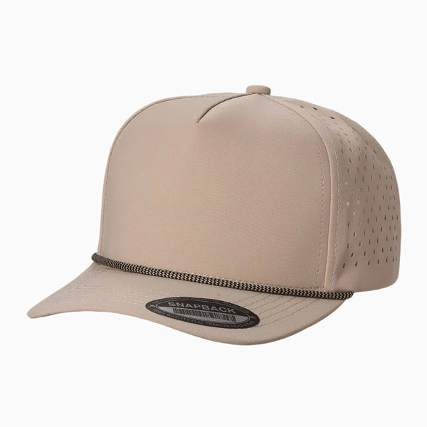 5Panel Laser Mesh Rope Hat